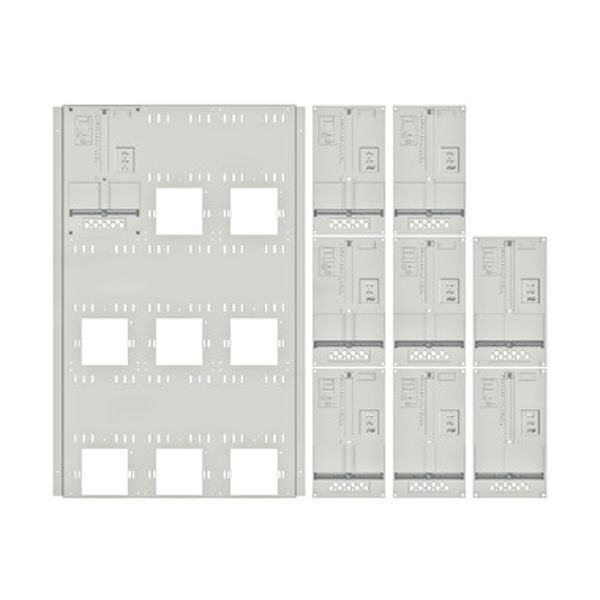 Set Meter box insert 3-rows, 9 meter boards/24 Modul heights image 1