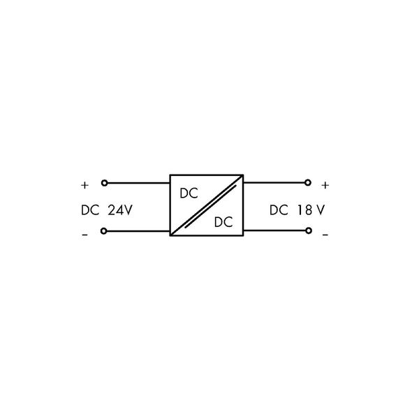 DC/DC Converter 24 VDC input voltage 18 VDC output voltage image 5