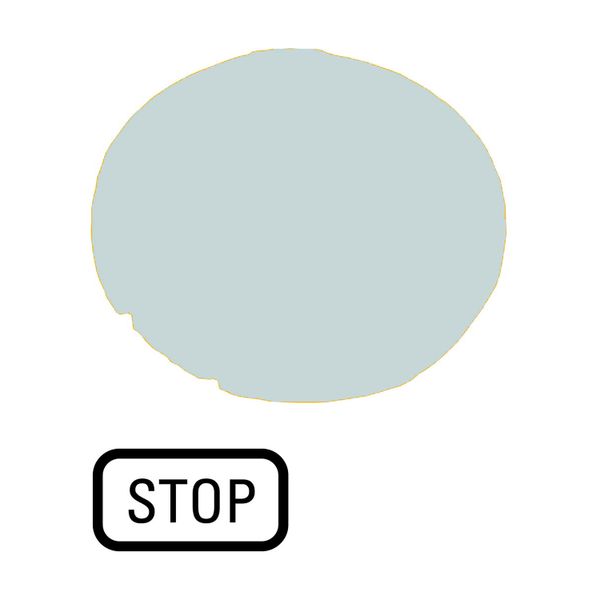 Button lens, flat white, STOP image 5