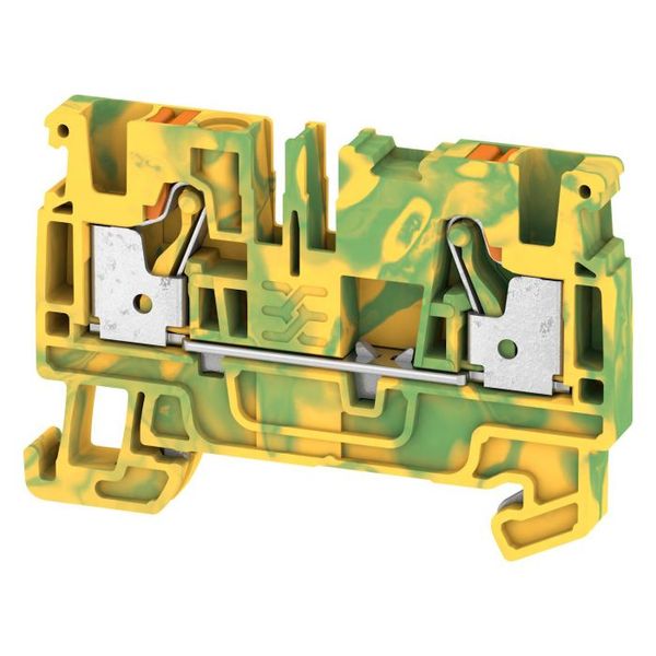 PE terminal A2C 4 PE, PUSH IN, 4 mm², green/yellow, Weidmuller image 3