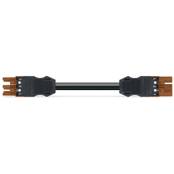 pre-assembled interconnecting cable B2ca Socket/plug brown image 2