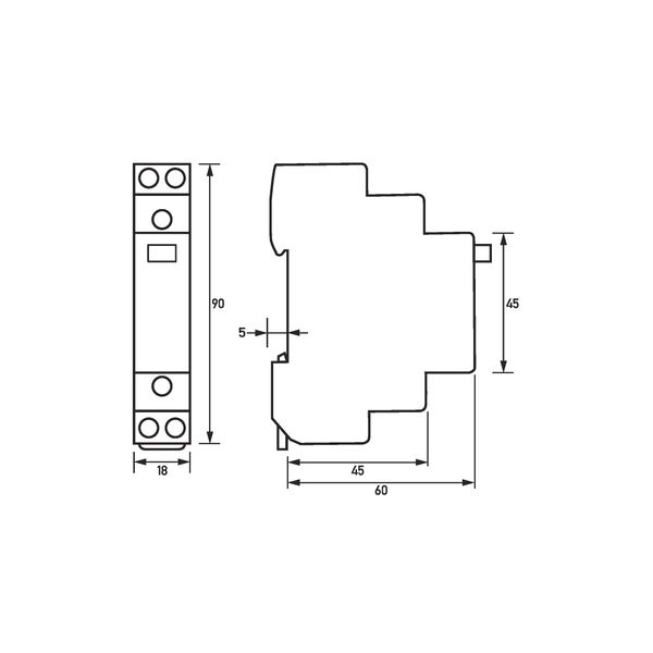 Centre plate f. USB charger LC4320N LC1969USB256 image 3