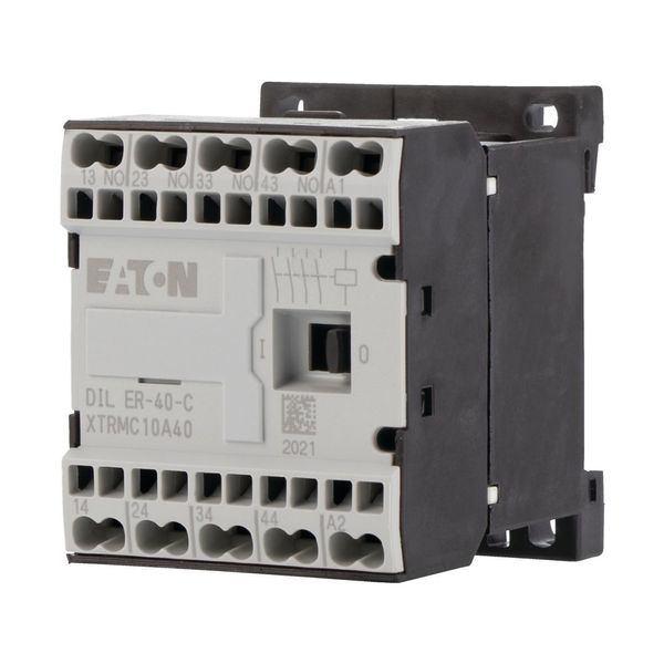Contactor relay, 24 V 50 Hz, N/O = Normally open: 4 N/O, Spring-loaded terminals, AC operation image 15