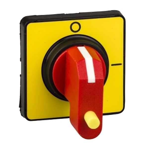 TeSys VARIO / Mini VARIO - front and red rotary handle - 1 padlocking image 2