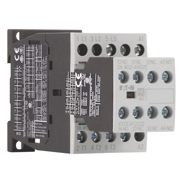 Contactor, 380 V 400 V 5.5 kW, 2 N/O, 2 NC, 230 V 50 Hz, 240 V 60 Hz, AC operation, Screw terminals image 8
