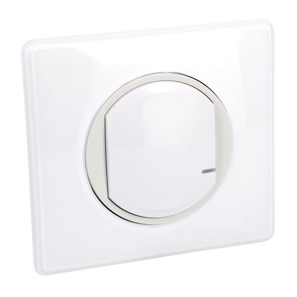 CONNECTED LIGHT DIMMER SWITCH WITHOUT NEUTRAL 5-300W BLEEDER INCLUDED CELIANE WH image 7