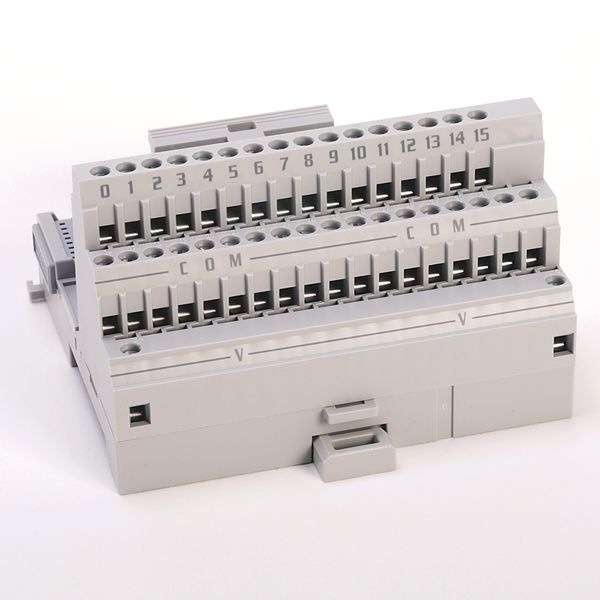 Terminal Base, 16 I/O Terminals, 18 Common, 10A, 125VAC image 1