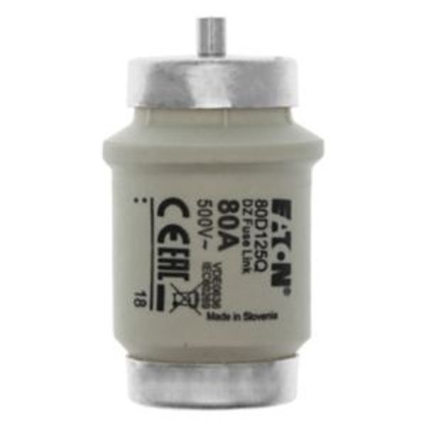 Fuse-link, low voltage, 80 A, AC 500 V, D4, gR, DIN, IEC, fast-acting image 5