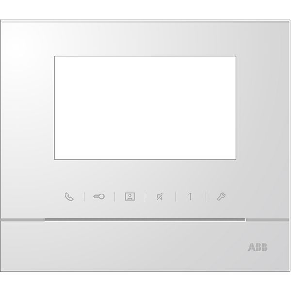 52311FC-W-02 Front cover for 4.3" video hands-free,White image 1