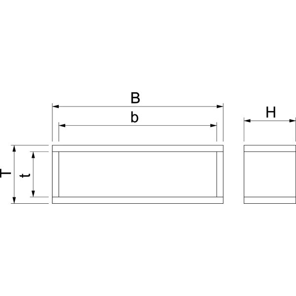 ZSE90-61-17 LH Strain relief for vertical cable routing 660x225x200 image 2