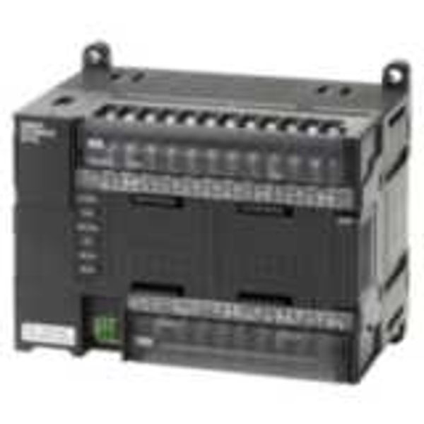 PLC, 24 VDC supply, 18 x 24 VDC inputs, 12 x NPN outputs 0.3 A, 2 x an image 1