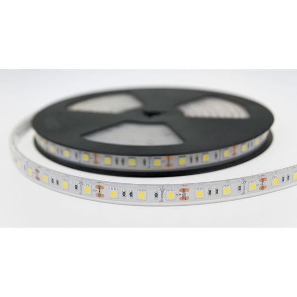 LED STRIP 48W 5050 60LED CW 1m (roll 5m) - with cover image 7