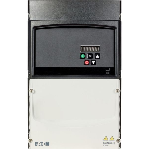 Variable frequency drive, 230 V AC, 3-phase, 30 A, 7.5 kW, IP66/NEMA 4X, Radio interference suppression filter, Brake chopper, 7-digital display assem image 6