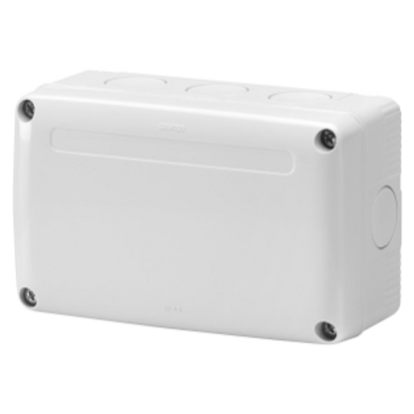 JUNCTION BOX FOR COMBINED ASSEMBLY OF MODULAR CONTAINERS - GREY RAL7035 - IP55 image 1