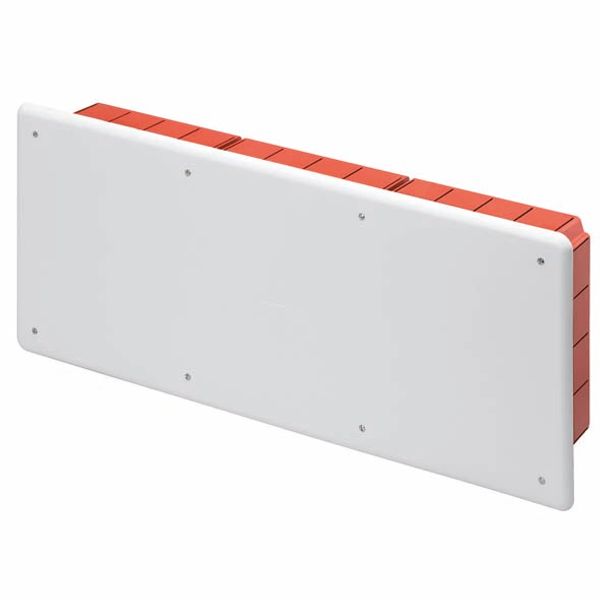 JUNCTION AND CONNECTION BOX - FOR BRICK WALLS - WITH DIN RAIL - DIMENSIONS 516X202X90 - WHITE LID RAL9016 image 2