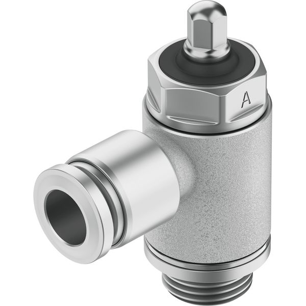 VFOH-LE-A-G14-Q8 One-way flow control valve image 1