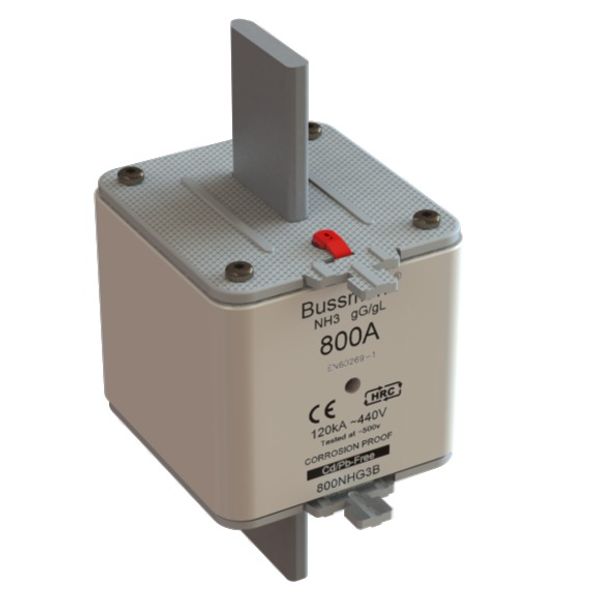 Fuse-link, low voltage, 355 A, AC 500 V, NH3, gL/gG, IEC, dual indicator image 3
