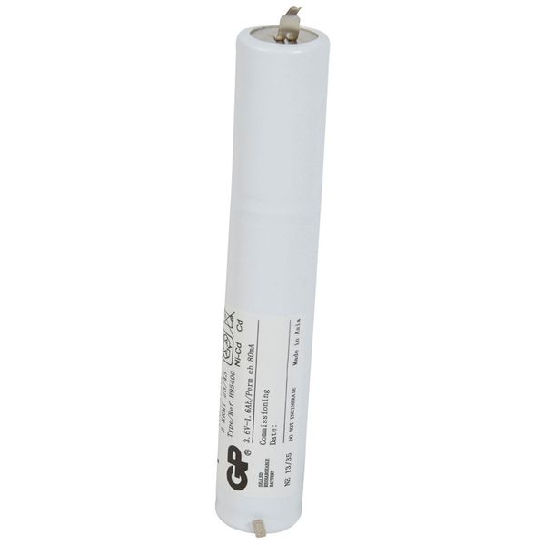 Nickel Cadmium battery - for emergency lighting luminaires - 3.6 V - 1.5 Ah image 1