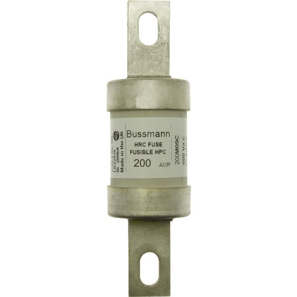 Fuse-link, low voltage, 200 A, AC 600 V, DC 250 V, HRCII-C, 38 x 136 mm, gL/gG, CSA image 1