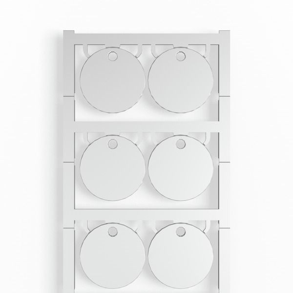 Device marking, Ø 30 mm, with 4.2 mm mounting hole, 30 mm, Polyamide 6 image 1