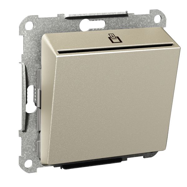 Exxact key card switch 1/2-pole metallic image 4