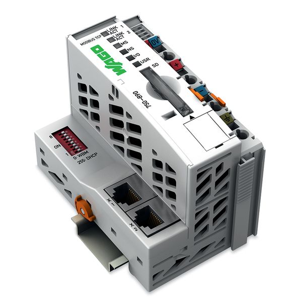 Controller Modbus TCP 4th generation 2 x ETHERNET, SD Card Slot light image 5