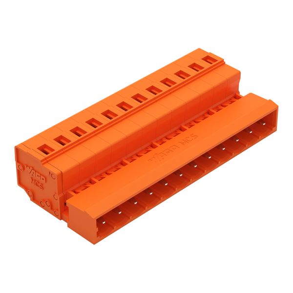 1-conductor male connector CAGE CLAMP® 2.5 mm² orange image 1