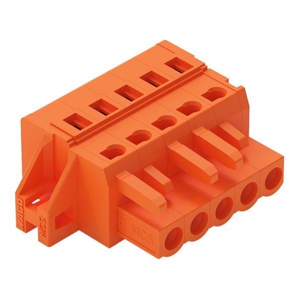 1-conductor female connector CAGE CLAMP® 2.5 mm² orange image 2