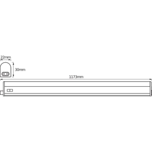 LED SWITCH BATTEN 1200 mm 14 W 4000 K image 10