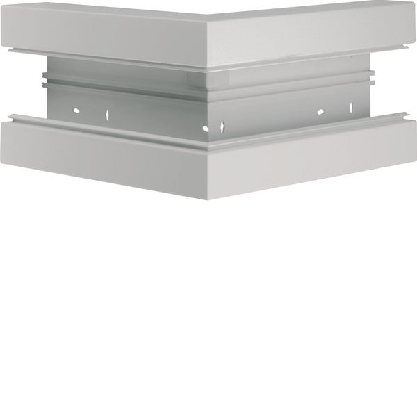 External corner of base profile for BR 68x170mm lid 80mm in light grey image 1