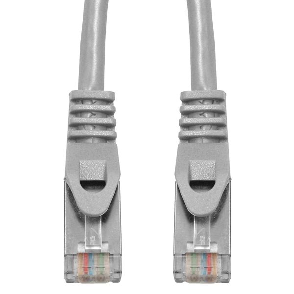 Patchcord RJ45 shielded, Cat.5e, PVC, grey, 5.0m image 1