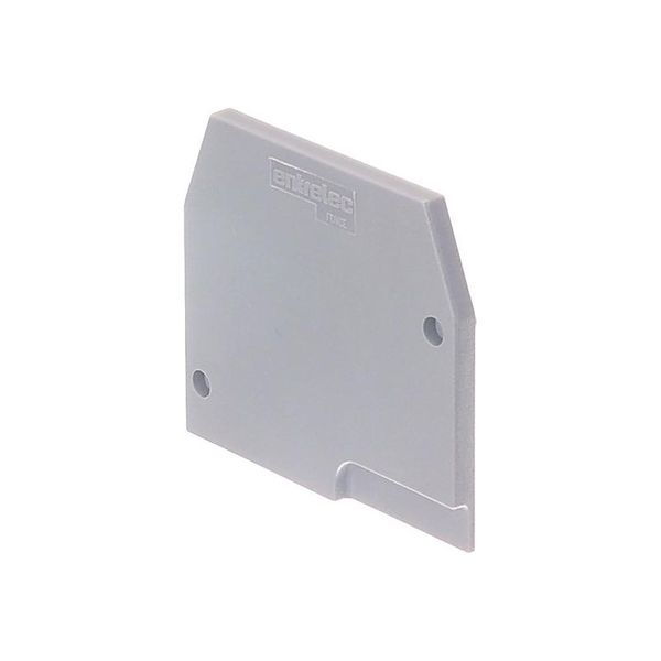 END SECTIONS BEIGE, SNAP ON THE OPEN SIDE, DIN RAIL MOUNT image 1