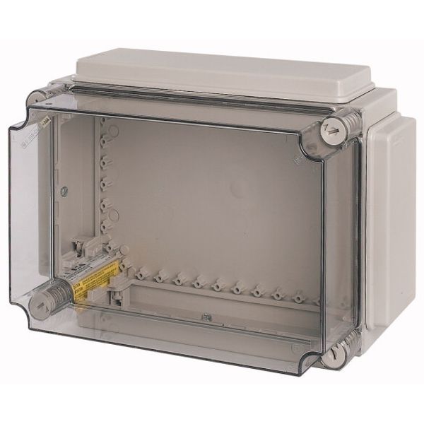 Insulated enclosure, top+bottom open, HxWxD=296x421x225mm, NA type image 1