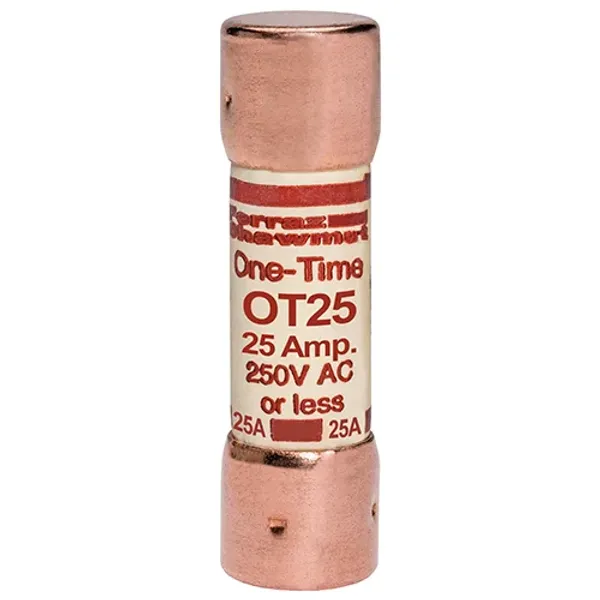 Fuse OT - Class K5 - Fast-Acting 250VAC 250VDC 25A Ferrule image 1