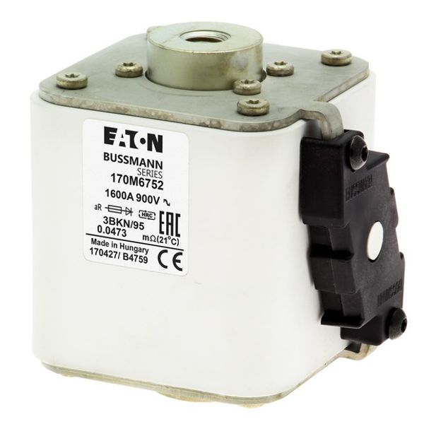 Fuse-link, high speed, 1400 A, AC 690 V, size 3, 76 x 92 x 139 mm, aR, IEC, UL, single indicator image 1