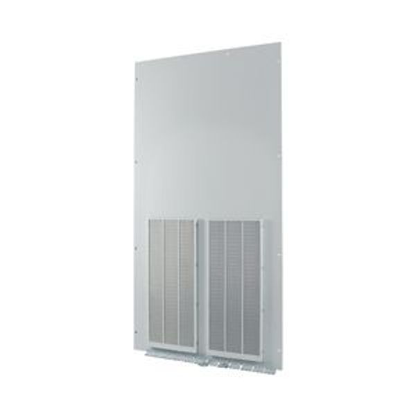 Front plate (section high), ventilated, W=1000mm, IP42, grey image 2