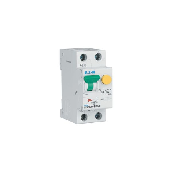 RCD/MCB combination, 6 A, 300 mA, MCB trip characteristic: B, 1p+N, RCD trip characteristic: A image 25