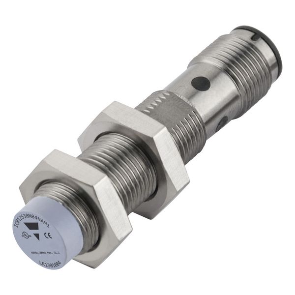 PROX SENSOR IND.4-WIRE M12 PLUG SHORT NPN NO-FLUSH image 1