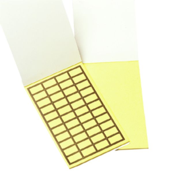 Device marking, Self-adhesive, 54 mm, Cotton fabric, white image 2