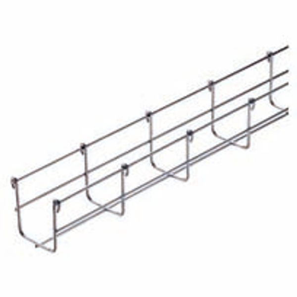 GALVANIZED WIRE MESH CABLE TRAY BFR30 - LENGTH 3 METERS - WIDTH 300MM - FINISHING: Z100 image 2