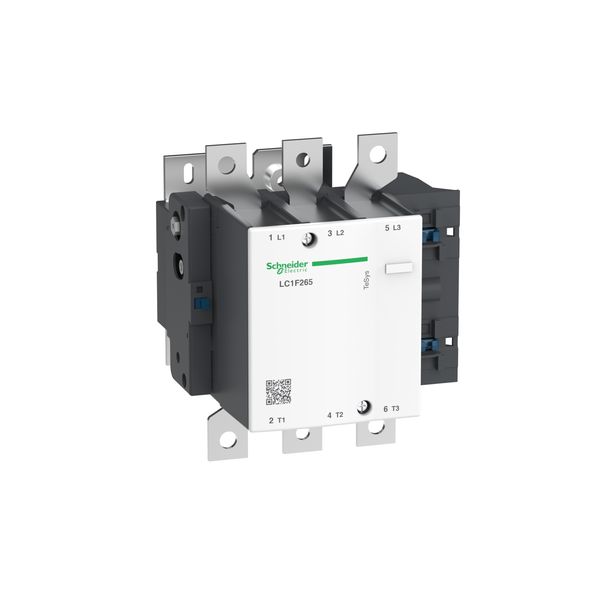 TeSys F contactor-3P(3 NO)-AC-3 =440V 265A with coil LX1/LX9 -24…1000V AC 40/400Hz, LX4 -24...460V DC, LXE -100...250V AC 50/60Hz or 100…380V DC image 4