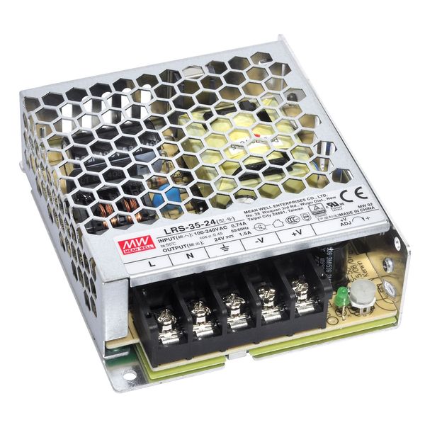 LRS-50-12 Switching power supply, closed, 50.4W, 12V, 4.2A, MEAN WELL image 1