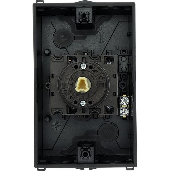 Reversing star-delta switches, T3, 32 A, surface mounting, 5 contact unit(s), Contacts: 10, 60 °, maintained, With 0 (Off) position, D-Y-0-Y-D, Design image 52