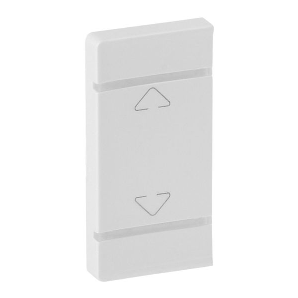 Cover plate Valena Life - Up/Down symbol - either side mounting - white image 1
