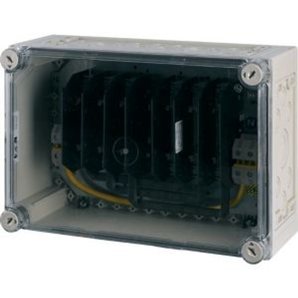 Fuse enclosure, 2x enclosure base 3p NH00 100A, HxWxD=250x375x150mm image 2