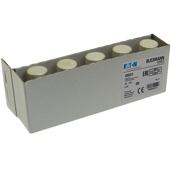 Fuse-link, LV, 50 A, AC 500 V, D3, gL/gG, IEC, time-delay image 1