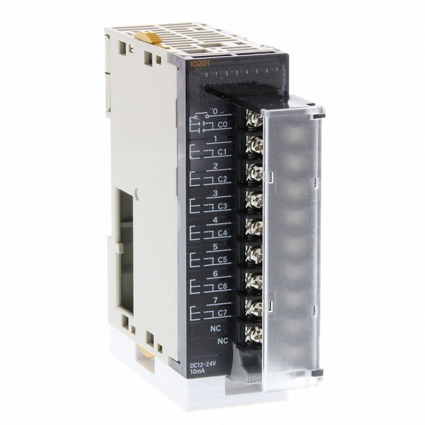 Digital input unit, 8 x 24 VDC, independent inputs, screw terminal image 1