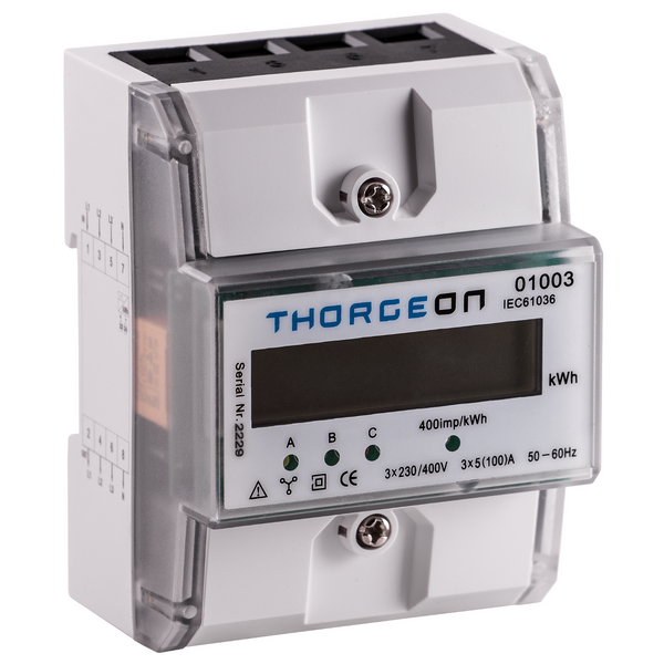 3-Phase DIN Energy Meter 100A THORGEON image 2