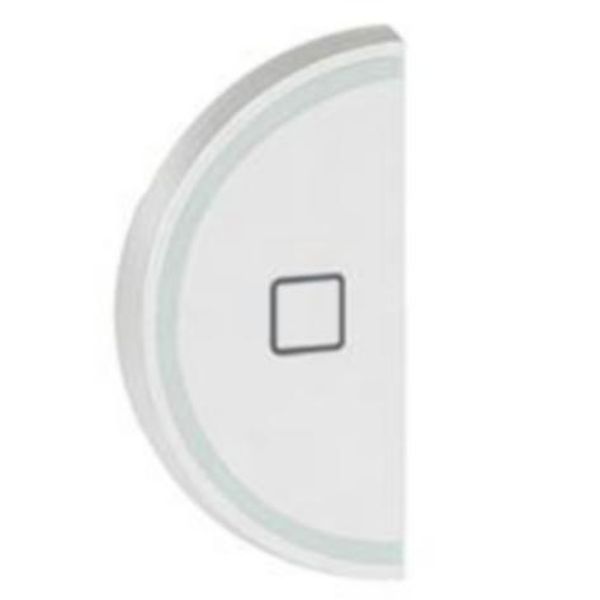 Round key cover Arteor BUS/SCS - shutter STOP marking - 1 module - white image 1