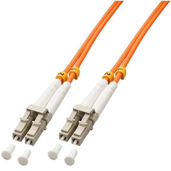 Fibre Optic Cable LC / LC OM2, 2m 50/125µm, Multimode image 1